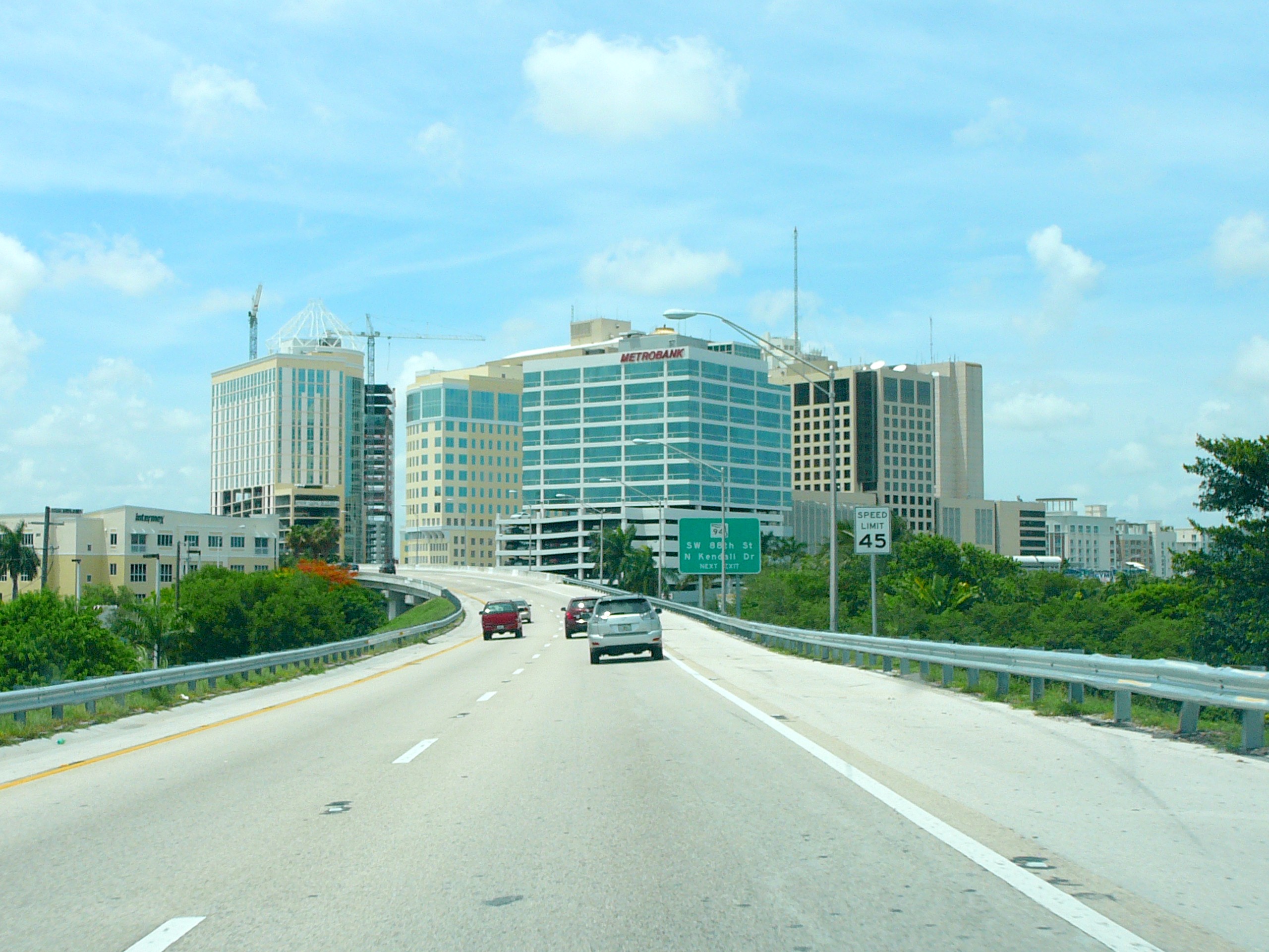 Suburban residential neighborhood in Kendall, Florida