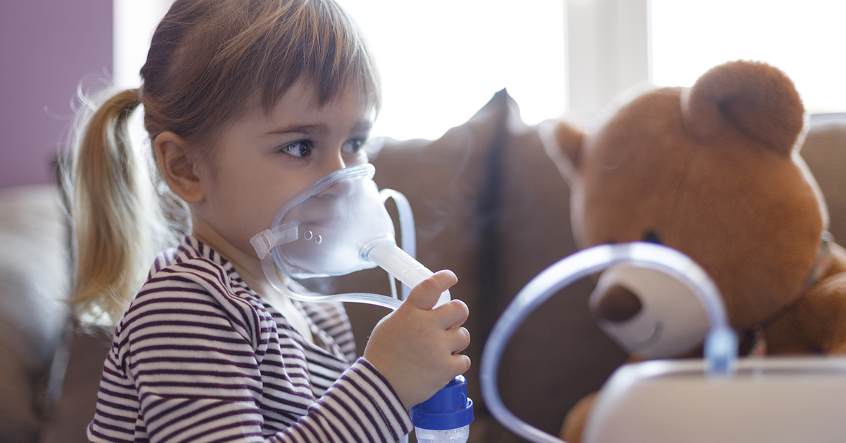 In-home respiratory therapy patient at home